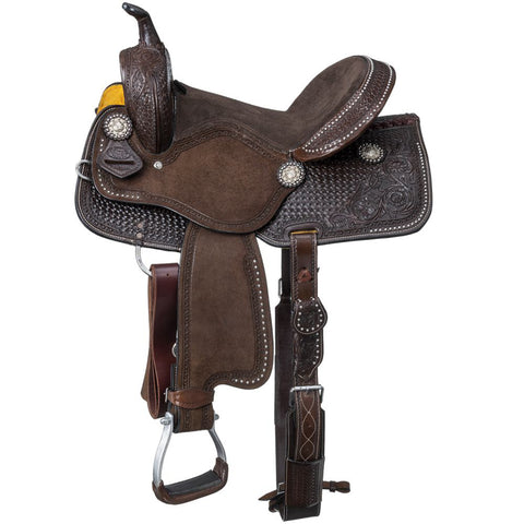 Silver Royal Jackpot Barrel Saddle