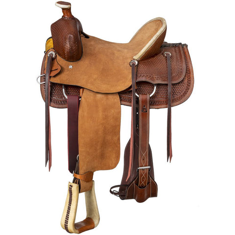 Silver Royal Bodie Hard Seat Ranch Saddle