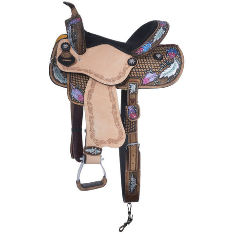 Silver Royal Delilah Barrel Saddle