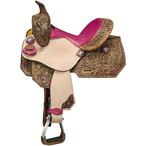 Silver Royal Youths’ Azalea Barrel Saddle 10"