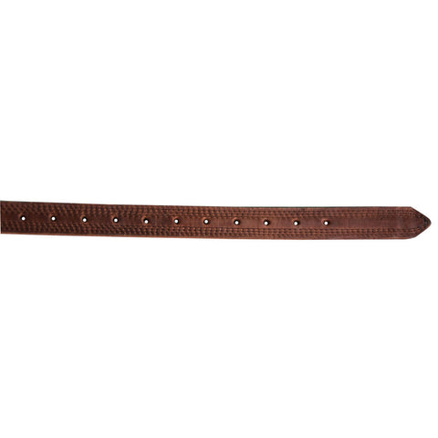 Replacement Billets Lined/Stitched are made from durable, high-quality leather in dark brown.