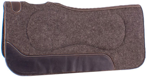 Showman® 31" x 32" 100% Mohair Wool Built-Up Western Saddle Pad