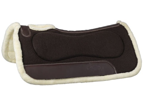 Tough-1® Contour Padded Bars Saddle Pad with Fleece