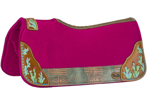 Tough-1® Hand Painted Cactus Saddle Pad