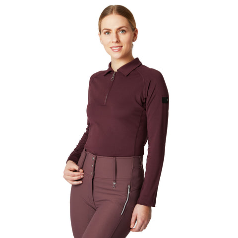 Horze Ladies’ Tiana Long Sleeve Polo Shirt