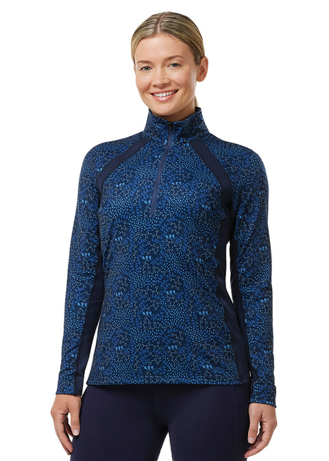 Kerrits® Ladies’ Rail Side Quarter-Zip Tech Top