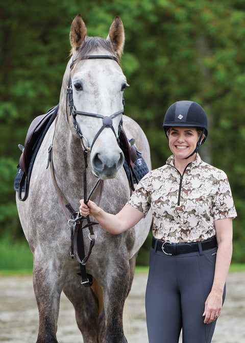 Kerrits® Ladies’ Summer Ride IceFil® Print Short Sleeve Shirt