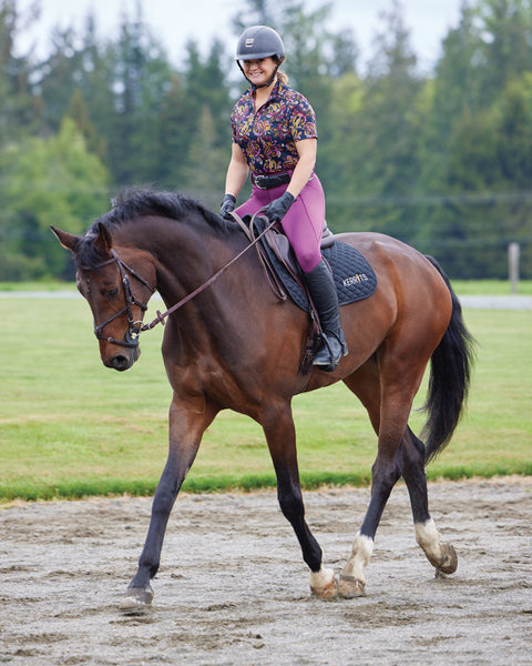 Kerrits® Ladies’ Summer Ride IceFil® Print Short Sleeve Shirt