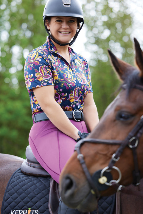 Kerrits® Ladies’ Summer Ride IceFil® Print Short Sleeve Shirt