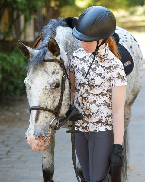 Kerrits® Kids’ Summer Ride IceFil® Short Sleeve Print Shirt