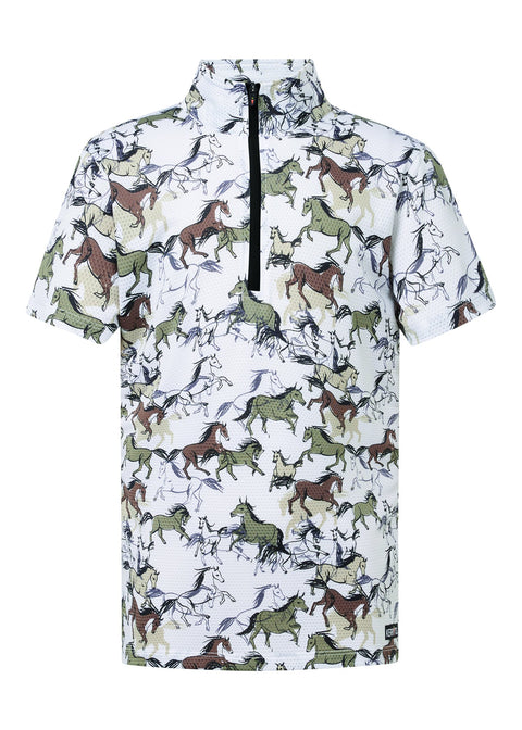 Kerrits® Kids’ Summer Ride IceFil® Short Sleeve Print Shirt