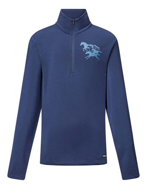 Kerrits® Kids’ In Stride Quarter-Zip Fleece Tech Top