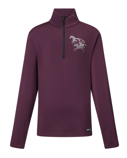 Kerrits® Kids’ In Stride Quarter-Zip Fleece Tech Top