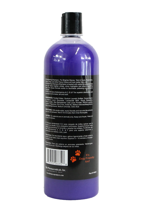 E3® Elite Equine Evolution Brightening Shampoo - Quart
