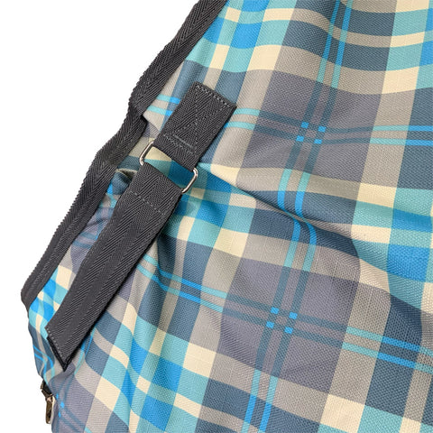 Showman Plaid 1200 Denier Nylon Turnout Waterproof Sheet