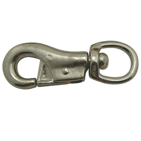 #3142 Malleable Iron Nickel-Plated Bull Snap