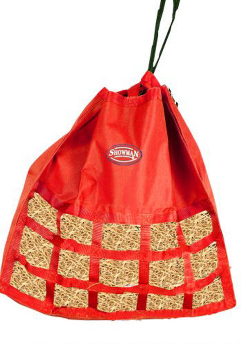 Showman® Nylon Scratchless Slow Feed Hay Bag