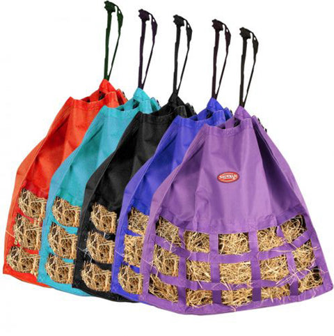 Showman® Nylon Scratchless Slow Feed Hay Bag