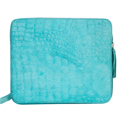 Scully Leather Hair-On Leather IPad Cover