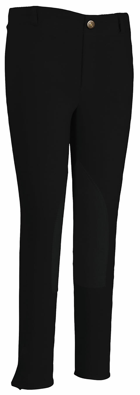 TuffRider® Children's Cotton Pull-On Knee-Patch Breech