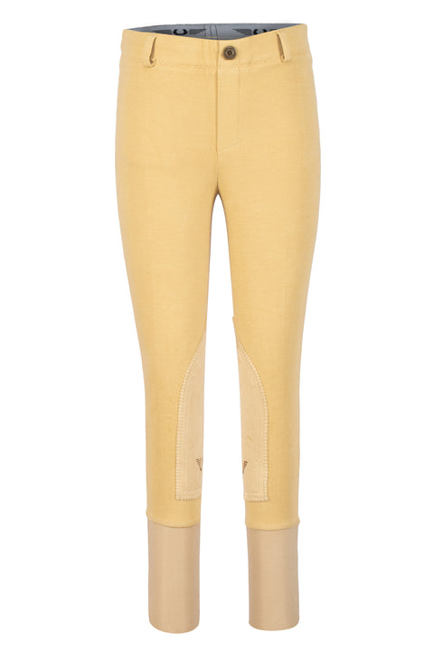 TuffRider® Children's Cotton Pull-On Knee-Patch Breech