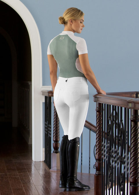 B Vertigo Ladies’ Kimberley Knee-Patch Breech with Leather Patches