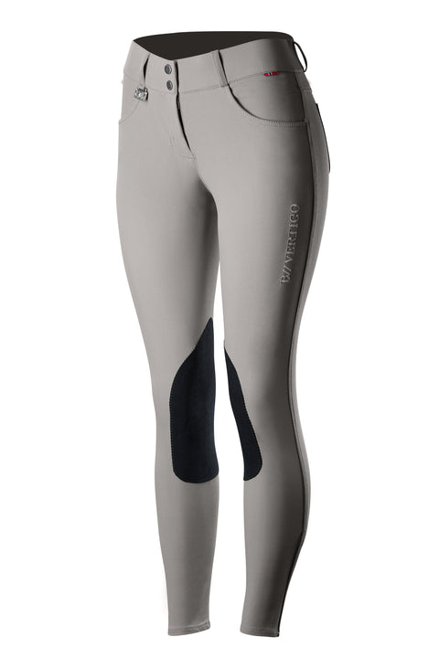 Horze Ladies’ Olivia Knee-Patch Breech with Silicone Grip