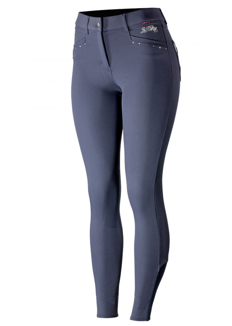 Horze Ladies’ Olivia Knee-Patch Breech with Silicone Grip