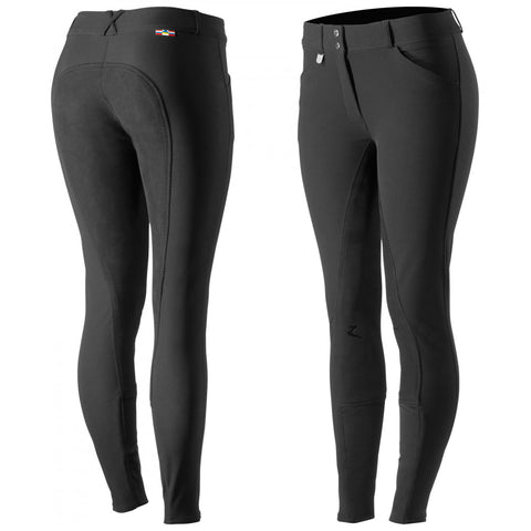 Horze Ladies' Grand Prix Synthetic Leather Full-Seat Breech