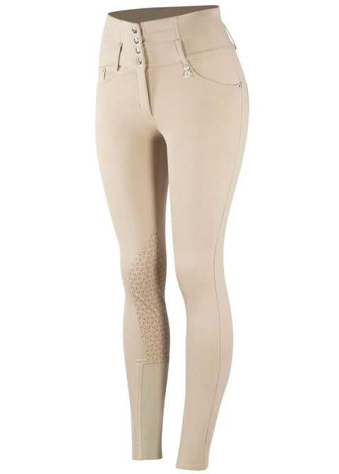 Horze Ladies’ Tara High-Waist Silicone Knee-Patch Breech