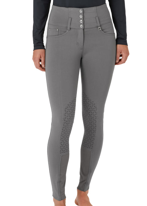 Horze Ladies’ Tara High-Waist Silicone Knee-Patch Breech