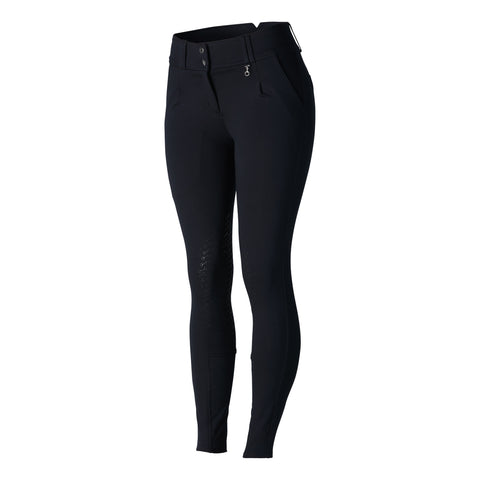 Horze Ladies’ Angela High-Waist Silicone Knee-Patch Breech