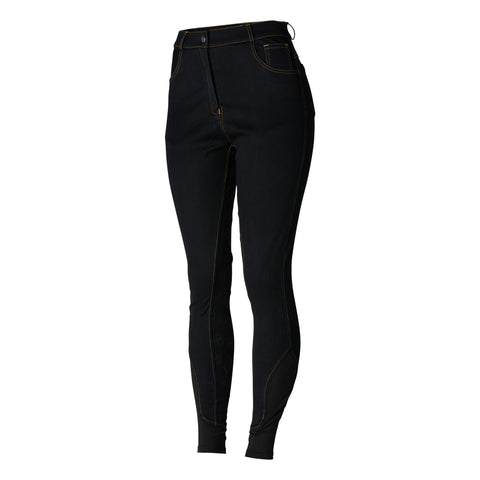 Horze Ladies’ Jessie Denim Full-Seat High-Waist Breech