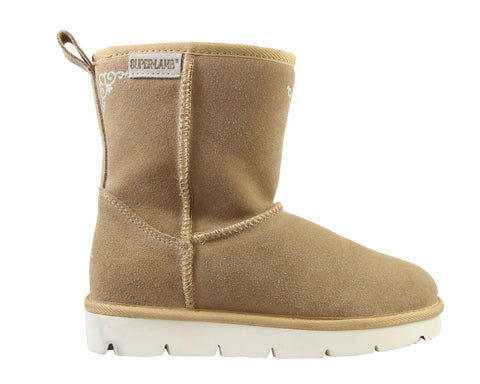 Superlamb Ladies’ Argali 7.5" Suede Leather Boots