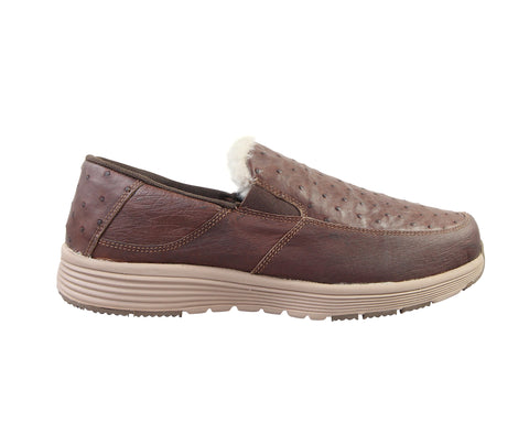 Superlamb Men’s Bulgan Real Oiled Ostrich Leather Shoes