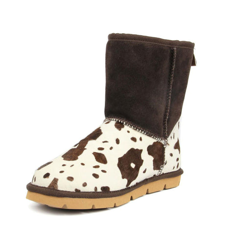 Superlamb Ladies’ Turano 7.5" Cow Hair-On Hide Boots