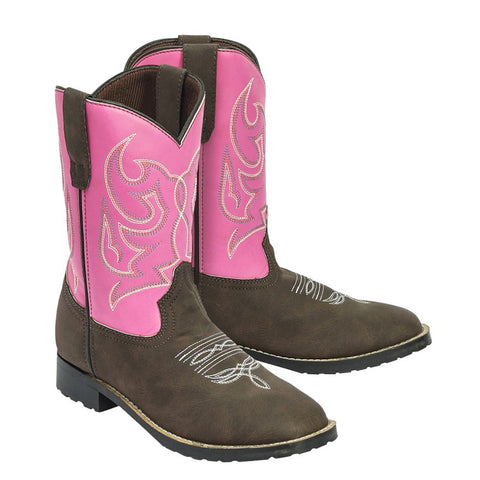 TuffRider® Children’s Voyageurs Square Toe Western Boots