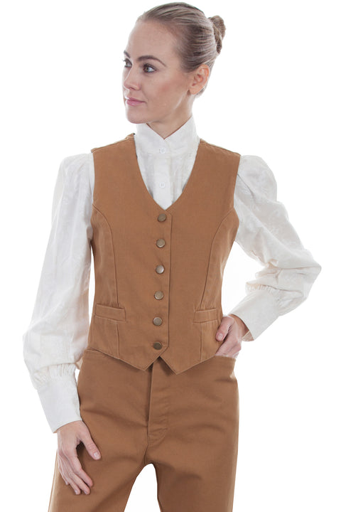 Scully Leather Ladies’ Canvas Vest