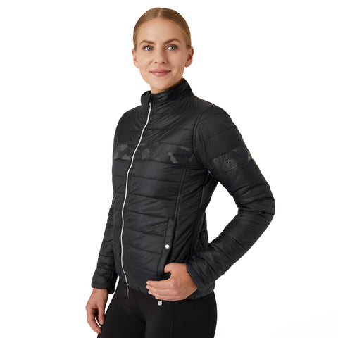 Horze Ladies’ Luminox Padded Jacket with Reflective Print
